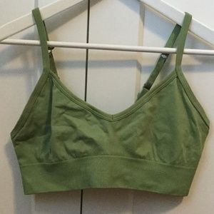 Lululemon Green Sports Bra Size 8